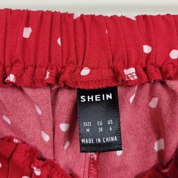 Shein Polka Dot Shorts. Red&White M#012 - Picture 9 of 11